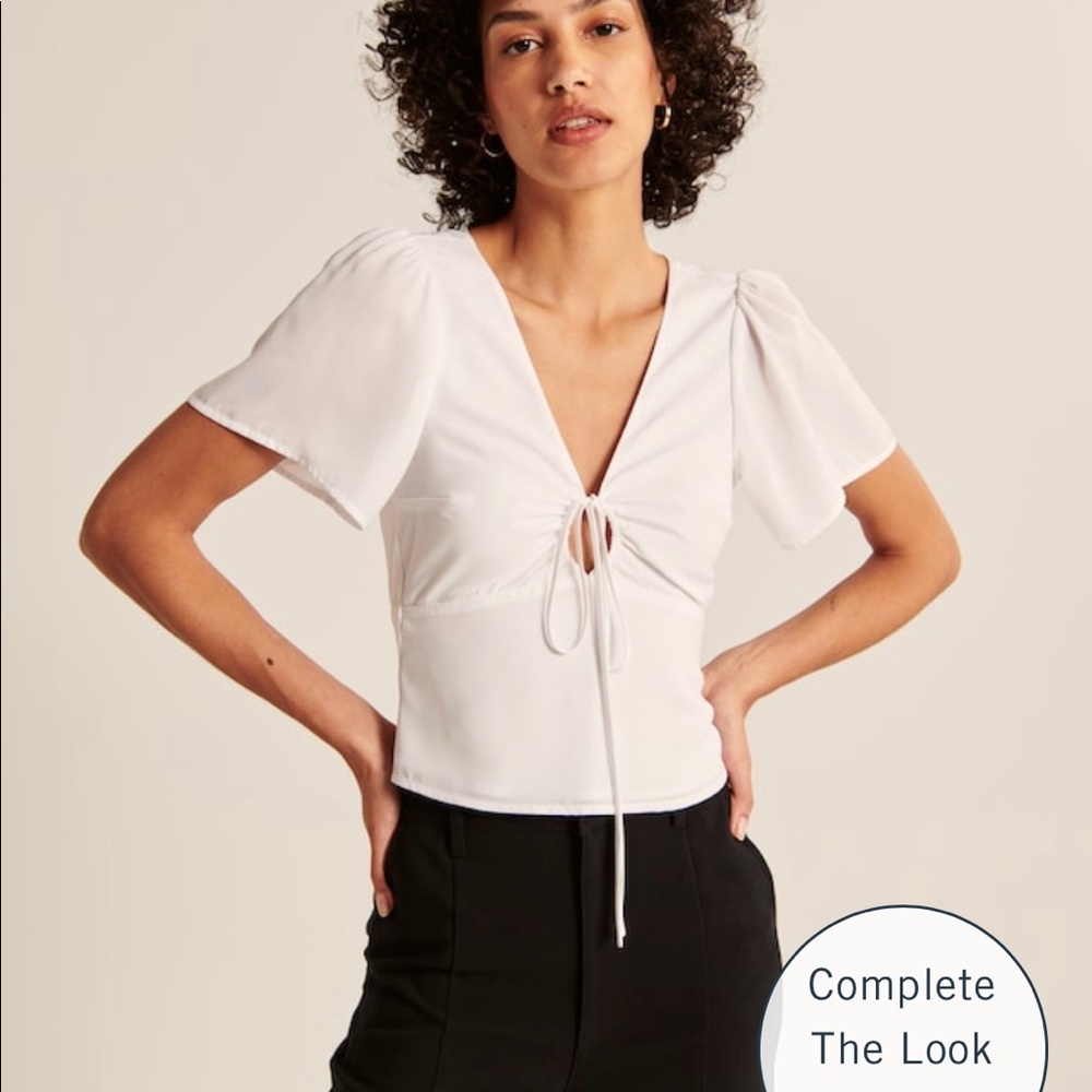 Abercrombie white top